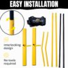 PodiuMax Mini Pickleball Net, 4FT Pickleball Net for Driveway, Outdoor Indoor Solo Practice & Skill Improvement