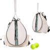 Tennis Bag for Women Racket Tote, Stylish Backpack - Unisex Racquet Sports Pickleball Bag Convertible Shoulder, Crossbody Strap Large Compartment