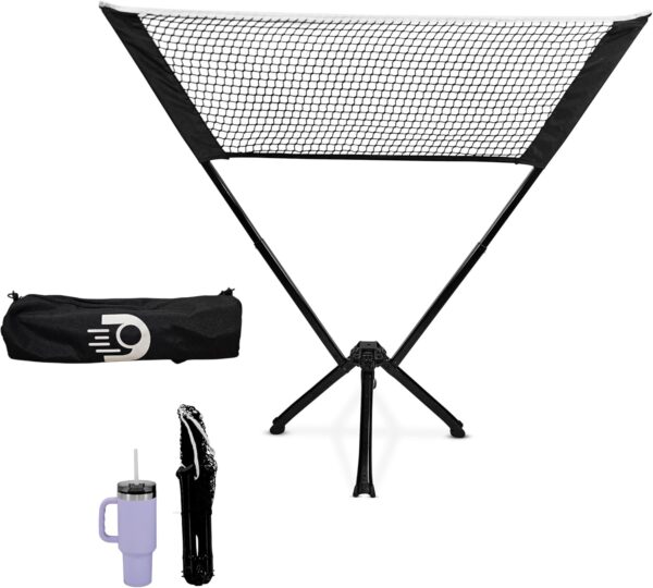 Dinkaroo™ Mini Portable Pickleball Net – Pop-Up Practice Net for Dinks, Volleys & Warm-Ups – Lightweight, Compact, and Travel-Ready (Patent Pending)