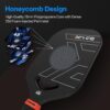 Pickleball Paddles, Carbon Fiber Pickleball Paddle with a 13mm Polypropylene Honeycomb Core, Increased Power and Spin - USAPA Approved
