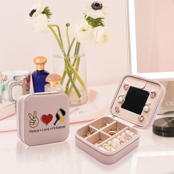 Pickleball Gifts for Women, Pickleball Player Jewelry Box, Best Gifts for Pickleball Lover, Pickleball Lover Accessories Jewelry Case Organizer Gift for Women