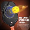 Pickleball Paddles, USAPA Approved, 3k Friction Surface Carbon Fiber Pickleball Paddle, Durable &Lightweight Pickleball Rackets for Adults