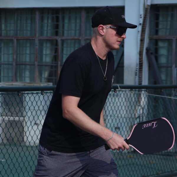 LUZZ Pickleball Paddle, Thermoformed T700 Carbon Fiber Pickleball Paddles Friction Surface for Spin Composite Pickle Ball Rackets for Players