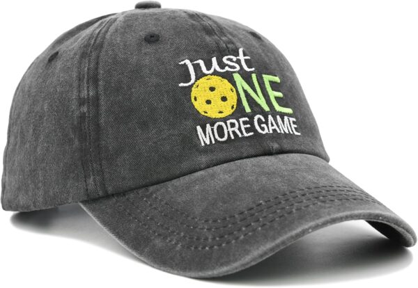 NVJUI JUFOPL Embroidered Pickleball Hat for Men Women, Funny Baseball Cap