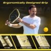 TENVINA Pickleball Paddles, Thermoforming 4-Layer T700SC Friction Carbon Fiber Pickleball Paddle, Professional USAPA Approved Pickle Ball Paddle Providing Strong Power and Spin for Athletes