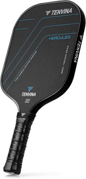 TENVINA Pickleball Paddles, Multi-Layer T700SC Textured Carbon Fiber Pickleball Paddle, 4-Types of Shapes and Thicknesses, USAPA Approved Pickle Ball Paddle, Strong Spin and Power Surface