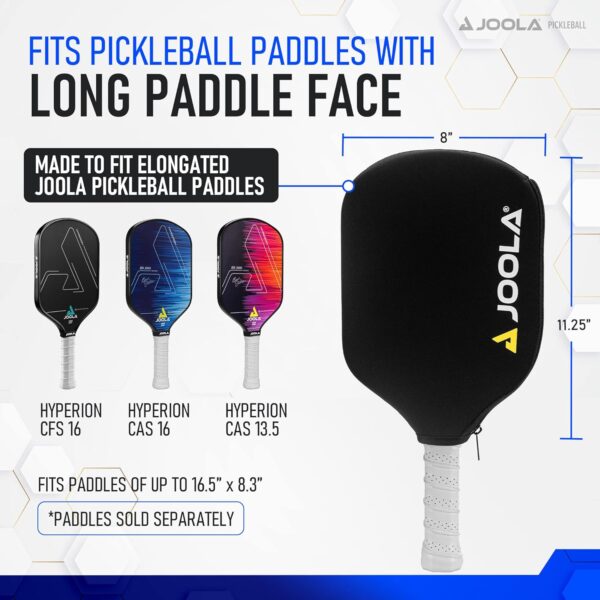 71AxfL294jL._AC_SL1500_.jpg JOOLA Pickleball Paddle Cover - Neoprene Sleeve for JOOLA Paddles - Pickleball Accessory and Gift - Padded Foam Storage Case Protects Pickle Ball Rackets