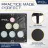 Pro Pickleball Target Net - Pickle Ball Training Aid and Social Games Pickle Ball Practice Equipment, Target System, Dink Pad Practice, Drive and Drop Shot Trainer