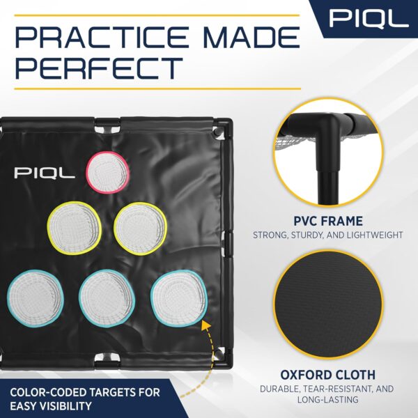 Pro Pickleball Target Net - Pickle Ball Training Aid and Social Games Pickle Ball Practice Equipment, Target System, Dink Pad Practice, Drive and Drop Shot Trainer