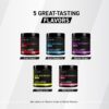 Kaged Sport Pre Workout Powder for Men & Women, Fruit Punch, Sport Certified, 188mg Caffeine, Nitric Oxide Supplement, Beta Alanine for Energy, Weightlifting, Cardio Endurance & Strength, 20 Servings