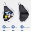 Rejolly Tennis Racket Sling Bag for Women Men Quilted Water Resistant Racquet Cover One Shoulder Crossbody Bag for 2 Tennis Rackets, Pickleball Paddles, Badminton Racquet
