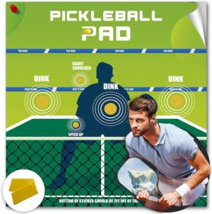 Dink Master Pickleball Practice Board with 2 Packs Squeegee for Vinyl - Convenient Rebounder Training Aid - Practice Dinks and Improve Pickleball Gaming Ability
