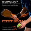 Pickleball Training Paddle, USAPA Approved T700 Carbon Fiber Sweet Spot Pickle Ball Racket Restore the weight of a regular racket, 16MM Polymer Honeycomb Core for Pickleball Training & Practice