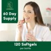 Urolithin A Supplement 2000MG - for Healthy Aging, Antioxidants and Mitochondrial Support - High Purity & Potency - 120 Softgels - 2 Month Supply