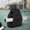 Gym Backpack Laptop Daypack Sports Bag Small Waterproof Drawstring Bag for Yoga Travel Daily Sports Workout Pickleball