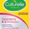 Culturelle 4-in-1 Probiotics for Women, Daily Probiotic & Prebiotic Supplement to Support Vaginal Health, Digestive Health, Immune Health, Occasional Diarrhea, Gas & Bloating Relief, Non-GMO, 30 Count
