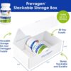 Prevagen Regular Strength 10mg, 30 Capsules |1 Pack| with Apoaequorin & Vitamin D with Attractive and Stackable Prevagen Storage Box