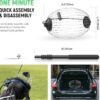 NEEWER Tennis Ball Hopper, 30-58"/77-148cm Telescopic Golf Ball Retriever Pickleball Picker Upper, Rolling Collector Basket Holder Roller for 1.5"-3" Balls, Training Accessories & Equipment, TB01S