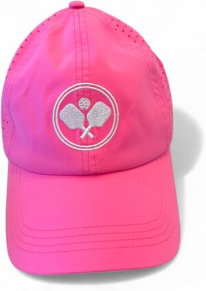 Pickleball Cap for Women – Lightweight, Moisture-Wicking, Adjustable Hat with Embroidered Design