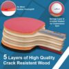 Abco Tech Table Tennis Set - Ping Pong Paddles and Balls for Professional and Recreational Play - Durable Design for Tournaments and Home Games - Portable for Family Fun and Practice