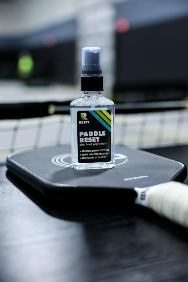 Pickleball Paddle Cleaner and Surface Reset - Strips Impacted Residue and Increases Spin and Control, 4 floz, Transparent