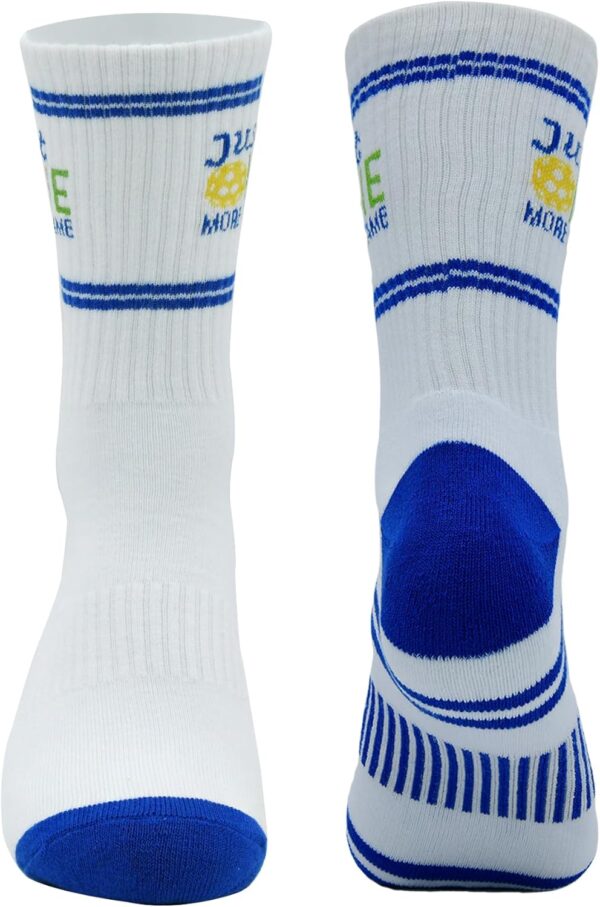 Pickleball Socks for Men Women, Performance Athletic Mid Calf Sock, Gifts for Pickleball Lovers One Size 7-13