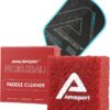AMA SPORT Pickleball Paddle Eraser Carbon Fiber Pickle Ball Racket Cleaner Pickleball Accessories for Removing Ball Residue & Dirt, Restores Grip & Spin