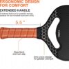 Carbon Fiber Pickleball Paddle with Aero Throat, USAPA Approved Pickleball Racket for Power & Control, Polymer Honeycomb Core, Textured Carbon Grit Surface, Pickle Ball Paddles