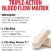 FORCE FACTOR Nitric Oxide Booster, Fast-Acting Formula with L-Arginine, Boosts Nitric Oxide Levels, Maximize Muscle Pumps, Enhance Endurance, Improve Circulation, 120 Capsules