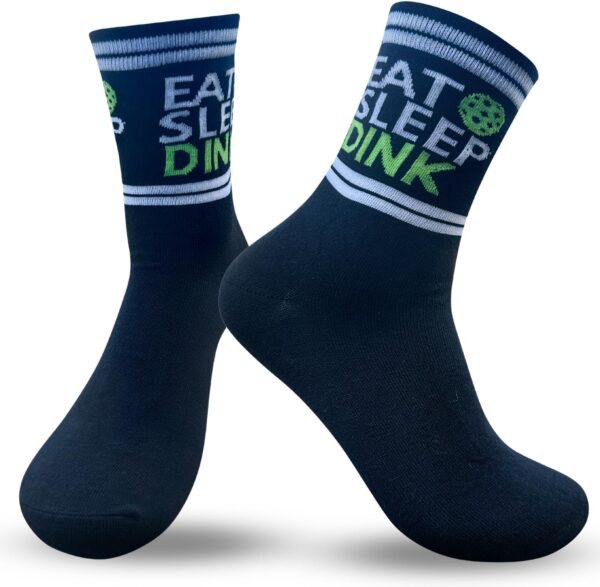 The Original 3 Pack Pickleball Socks Size 8-13 - Perfect Gifts For Pickleball Lovers and Accessories Pickle Ball Players Men and Women Outdoor Indoor Gift Accessory