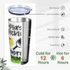 Pickleball Tumbler 20 oz, Funny Pickleball Gifts for Women Men, Playing Improves Memory Travel Mug Vacuum Insulated Stainless Steel Coffee Cup