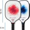 Franklin Sports Pickleball Paddle - Pilot Polypropylene Core Pickleball Racket - Official USA Pickleball (USAPA) Approved Pickleball Paddle - Lightweight Pro Racket - 10mm Thick Core