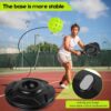FK Match Buddy Pickleball Trainer with String Sportastic Pickleball Practice Rebounder Accessories Training Aids and Equipment Indoor Hitting Trainer Machine Outdoor