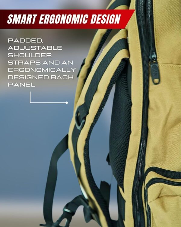 Booyah Pickleball Backpack Bag: Insulated & Shoe Pockets, 3+ Paddle Capacity, Durable Fence Hook, Comfortable Straps - Ideal for Professional Players