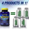 MHP Activite Sport Multi Vitamin, 25 Vitamins and Minerals, Nitric Oxide Booster, Digestive Enzymes, Antioxidants, 120 Tablets