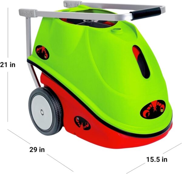 Pickleball Machine – Full-Featured – Adjustable Topspin, Backspin, & Lobs, Random Oscillation, Ball Speed (20-60MPH), Lightweight & Portable, Holds 125 Balls, with Multi-Function Remote