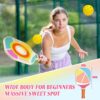 Pickleball Paddles - Fiberglass Pickleball Paddles Set of 2, USAPA Approved Pickle Ball Rackets 2 Pack with 4 Pickleball Balls, 1 Pickleball Bag, Paddles Ball Set for Beginners