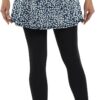 LouKeith Skirted Leggings for Women Athletic Skirt with Leggings Yoga Running Golf Tennis Skirts with 4 Pockets