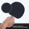 Ping Pong Paddle Set, Professional Table Tennis Racket Set with 6 Ping Pong Balls, Ping Pong Paddles 4 Player Set, Ping Pong Set Starter Kit