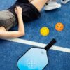 Pickleball Paddles Set of 2, USAPA Approved Pickleball Set with 4 Pickleball Balls and Bag, Durable Pickleball Rackets Gifts for Beginners & Pros