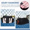 ZUMWORGION® Pickleball Bag for Men & Women – 40L Duffle Bag with Thermal Paddle Pocket, Shoe Compartment, Fence Hooks, Mesh Ball Holders – Water-Resistant Pickle Ball Bag for Travel, Gym, Tournaments