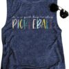 It's a Good Day to Play Pickleball Tank Top Women Funny Letter Print Pickleball Shirt Pickleball Lover Gift Tops