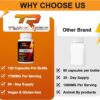 Testosterone Booster, Turkesterone Supplement 1300mg Ultra High Strength (Ajuga Turkestanica Extract Std. to 20% Testosterone), for Athletic Performance & Muscle Mass,120 Capsules