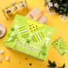 LUUFILx Pickleball Gift Bag Pickleball Birthday Goodie Bag with Greeting Card and Tissue Paper for Pickleball Party Favor Bags Wrapping Paper Bag for Pickleball Party Decorations