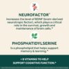 NEURIVA Plus Brain Supplement for Memory and Focus Clinically Tested Nootropics for Concentration for Mental Clarity, Cognitive Enhancement Vitamins B6, B12, Phosphatidylserine 30 Capsules