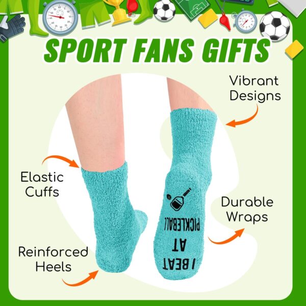 HAPPYPOP Sports Gifts for Women Men - Hockey Pickleball Socks, Mothers Day Gifts for Mom