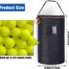 VISEMAN Portable Tennis Ball Basket for Training, Carrying and Storage
