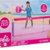 Barbie Kids Pickleball Set – Includes 2 Paddles, 1 Ball & Net – Portable Outdoor/Indoor Pickleball Game for Girls – Backyard, Driveway, Beach, Park, or Home Play