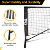 Pickleball Net, 22FT Portable Pickleball Net for Driveway, All-Weather Outdoor/Indoor Tournament-Grade Pickleball Net System with Carry Bag, Ideal for Competitive and Recreational Play
