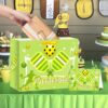 LUUFILx Pickleball Gift Bag Pickleball Birthday Goodie Bag with Greeting Card and Tissue Paper for Pickleball Party Favor Bags Wrapping Paper Bag for Pickleball Party Decorations